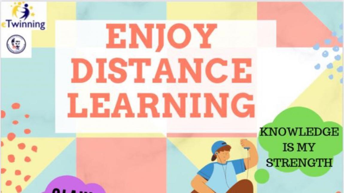 Enjoy Distance Learning ETwinning Projesi Afiş ve Logo Tasarım Yarışması Sonuçlandı